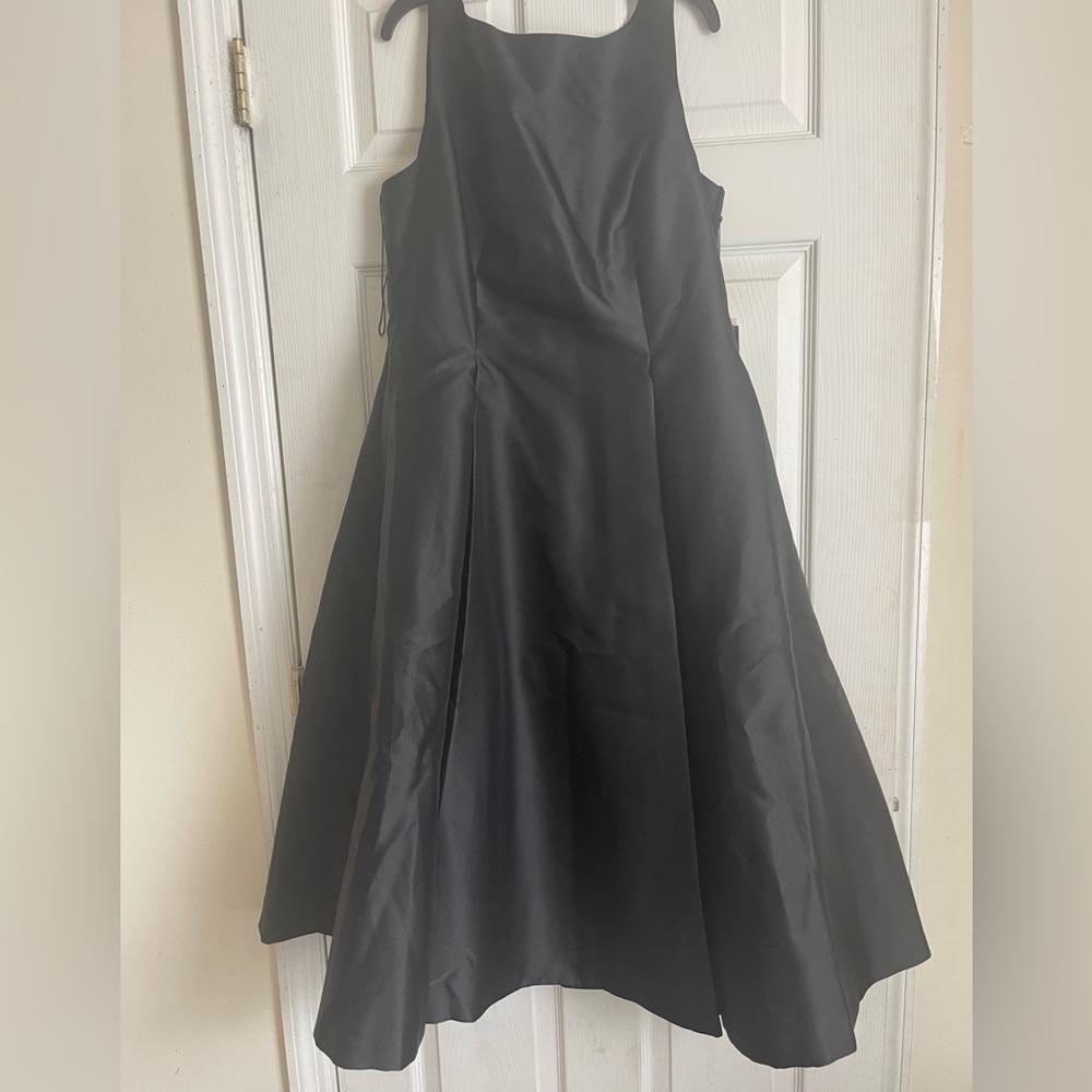 Adrianna Papell A Line Black Dress
